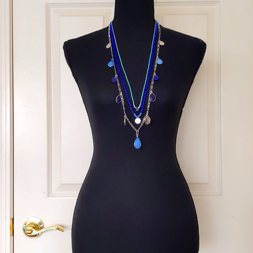 Nwot. Express Multiple Strands/Shapes/Colors/Mate… - image 1